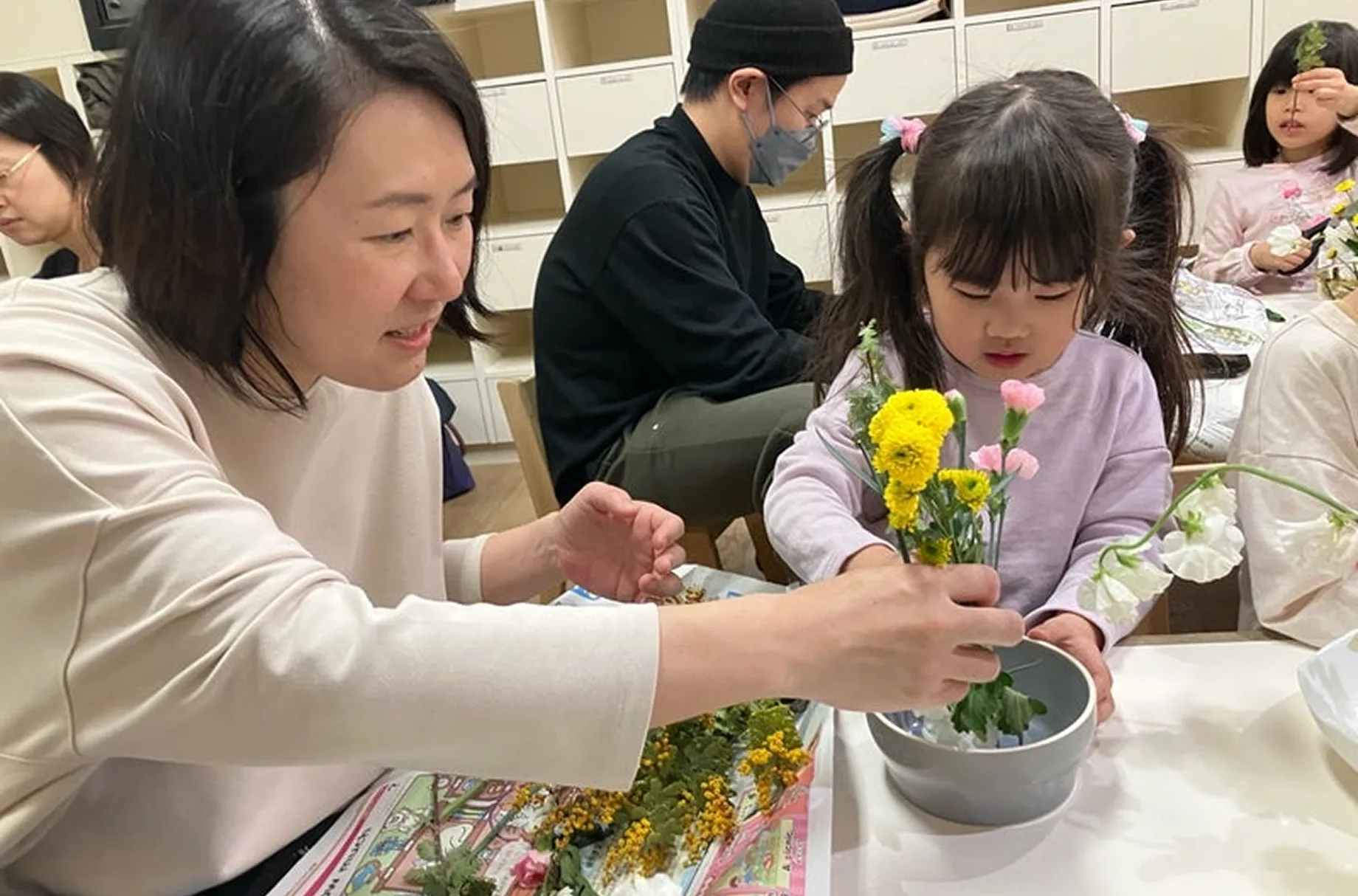 るあな（花育）を通して
    保護者との連携