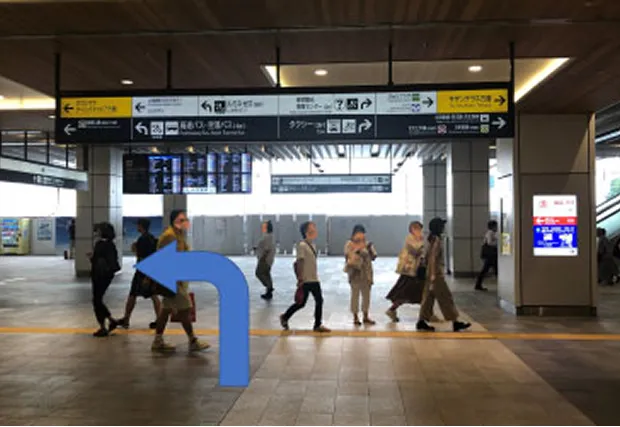 新宿南口からの千駄ヶ谷りとるぱんぷきんずの道順01