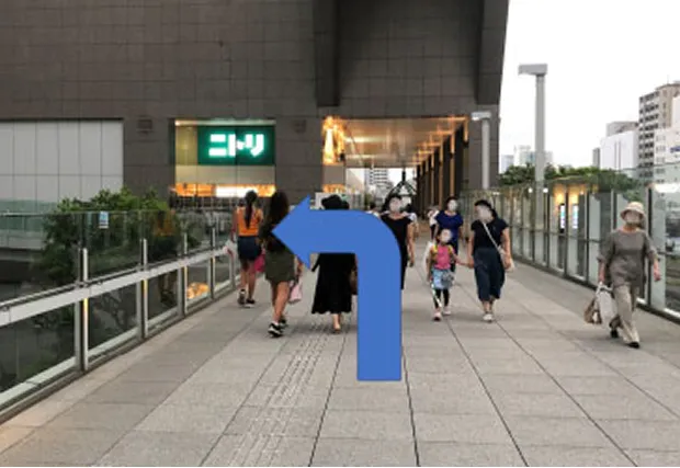 新宿南口からの千駄ヶ谷りとるぱんぷきんずの道順03