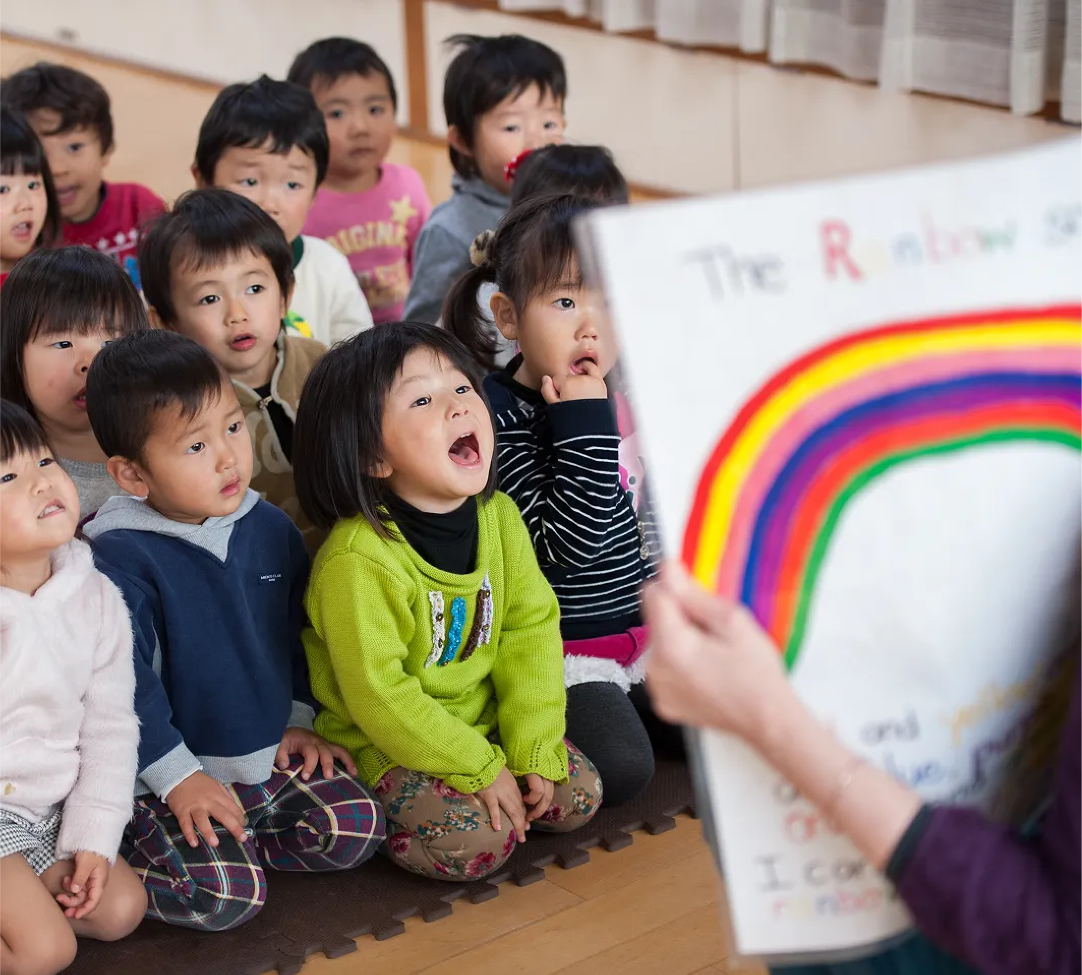 英語学習の様子